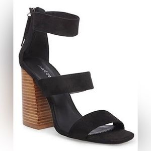 Madden Girl strappy suede heel size 6